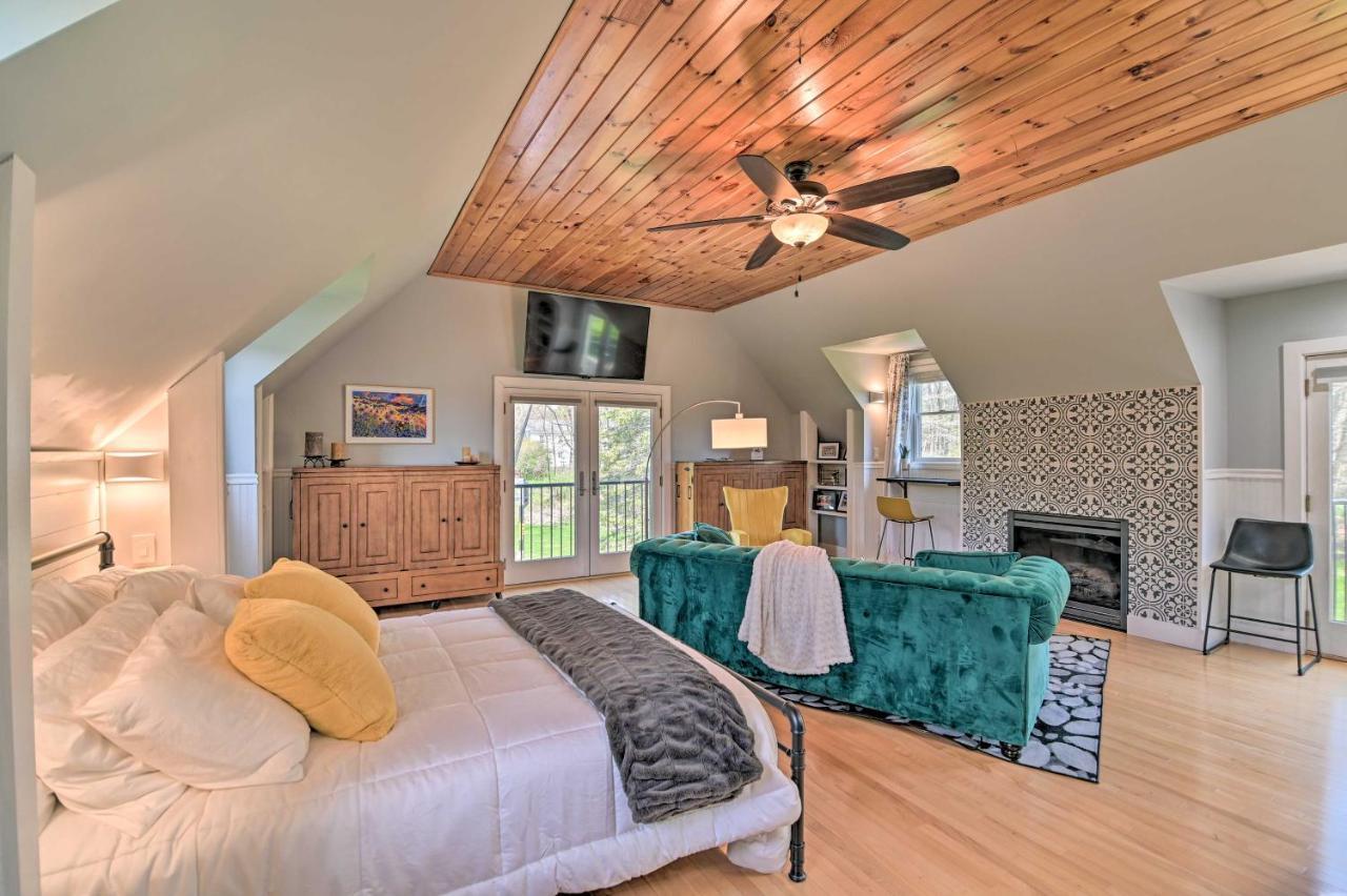 Stylish Studio With Fireplace About 3 Mi From Dtwn! Saratoga Springs Exterior photo